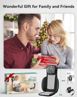 Snailax Shiatsu Neck and Back Massager with Heat, Upgraded Massage Chiar Pad with Compression, Vibration, Chair Seat Massager for Home, Office, Gifts for Men, Women