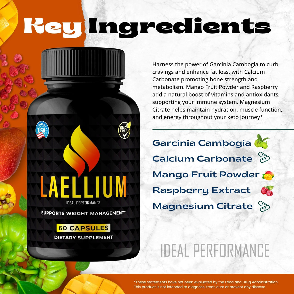 Laellium Capsules, Official Laellium Supplement Pills - Overall Health Support, All Natural Keto Capsule to Sustain Active Lifestyle & Fitness Goals, Premium Lael Lium Energy Reviews (2 Pack)