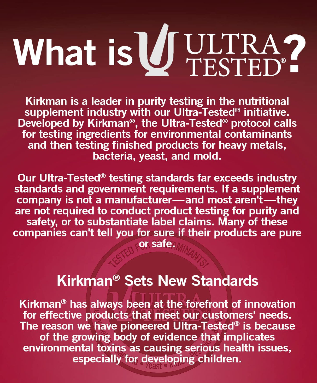 Kirkman - Children's Multivitamin & Mineral - 120 Capsules - with 5-MTHF - Potent Broad Spectrum Vitamin/Mineral Supplement - Hypoallergenic