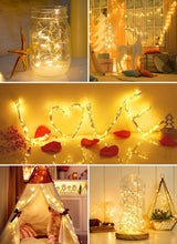 Brightown 24 Pack 7ft Battery Operated LED Fairy Lights for Xmas Decoration