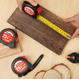 Tape Measure 25 ft, 5 Pack Bulk Easy Read Measurement Tape, Self-Locking Measuring Tape Retractable 1-Inch Wide x 25 ft