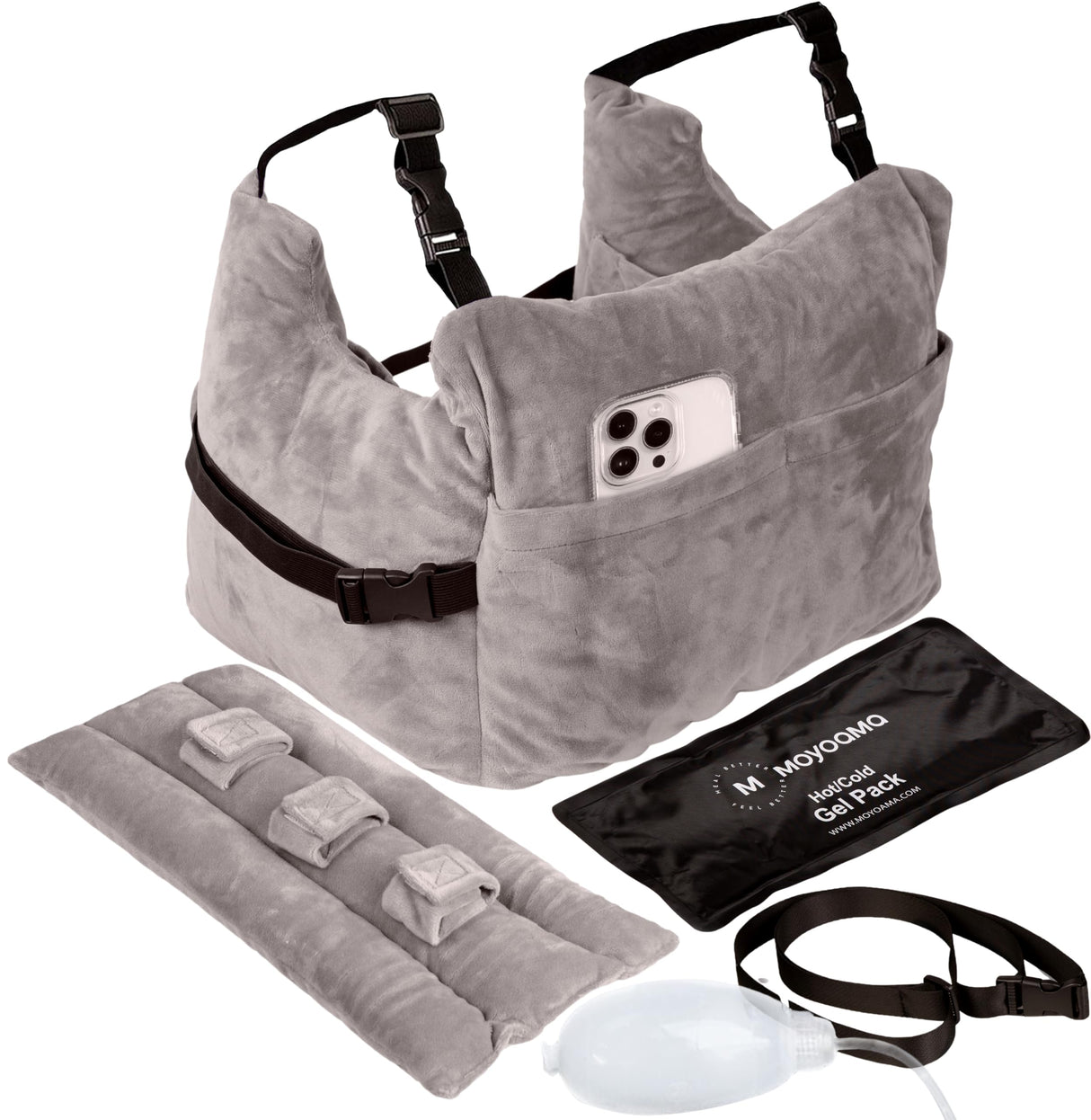 MOYOAMA Post Mastectomy Pillow for Mastectomy Recovery Supplies - Double Mastectomy Pillows Post Op with Mastectomy Seatbelt Pillow for Post Mastectomy Must Haves, Breast Reduction Recovery Supplies