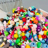 50pcs Adorable Mini Kawaii Capsule Toys Collection Perfect for Sharing Educational Great for Kids Boys Girls Goodie Bag Christmas Stocking Stuffers Treasure Box Classroom Prizes Carnival Gifts