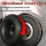2.80/2.50-4 Tire Inner Tube, 2.80-4 Scooter Tires and Tubes 64-350 2 Pack