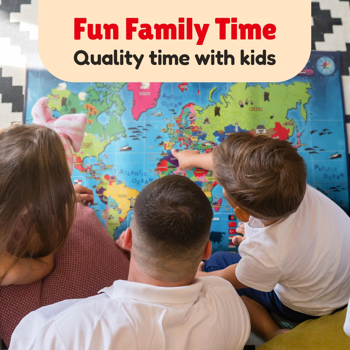 BEST LEARNING i-Poster My World - Interactive Talking World Map for Kids