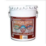 Ready Seal Exterior Wood Stain | Semi-Transparent Oil-Based Formula | Professional Grade Stain and Sealer in One | Ideal for Decks, Fences, Pergolas, Wood Siding & More | 5 Gallon | Natural Cedar