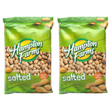 Hampton Farms - USA Grown All-Natural - Fancy Roasted In-Shell Salted Peanuts - 5 lb. Bags - 2 Pack