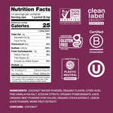 Cure Hydration | Plant-Based Electrolyte Drink Mix | No Added Sugar | FSA & HSA | Dehydration Relief Powder Made with Coconut Water | Non-GMO | Vegan | Pouch of 14 Packets - Berry Pomegranate