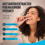 FreshCap Mushrooms Turkey Tail Mushroom Supplement 10,000mg – Organic, Turkey Tail Extract for Immune Support Supplement, Mushroom Supplement Capsules, Ayurveda Immunity Supplement (120 Capsules)