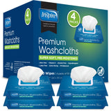 Inspire Adult Wet Wipes, Wash Cloths | Adult Wipes for Incontinence & Cleansing for Elderly, 8"x12" (200 count)