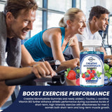 Creatine Chewable Gummies - 2000mg Creatine Monohydrate Tablet Chews, Easy Digesting, Fast Absorbing Chews for Men and Women, Build Muscle, Improve Recovery, Strength, and Endurance 60Count