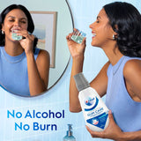 Crest Gum Care Alcohol Free Mouthwash, Cool Wintergreen, Value Twin Pack, 2 x 1L (33.8 fl oz) Bottles, Helps Prevent & Reduce Gingivitis, Neutralizes Plaque Around the Gum Line, No Burn Oral Rinse