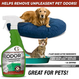 Garbage Commander Odor Commander, Odor Control Spray Bottle, 22 Ounce, Lemongrass Scent -Proudly Made in Canada