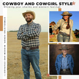 BELTROAD Western Leather Buckle Belt for Men Women Cowboy Cowgirl Leather Mens Belts for Jeans Embossed Men's Birthday Christmas Belts Gifts