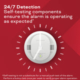 Kidde Smoke & Carbon Monoxide Detector, AA Battery Powered, LED Warning Light Indicators, 1 Pack