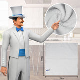 MR.SIGA Microfiber Cleaning Cloth, All-Purpose Microfiber Towels, Streak Free Cleaning Rags, Pack of 12, White, Size 32 x 32 cm(12.6 x 12.6 inch)