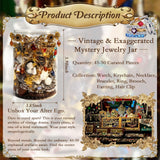 SMUOBT Mystery Jewelry Jar Box Set, Surprise Jewelry Gift for Women