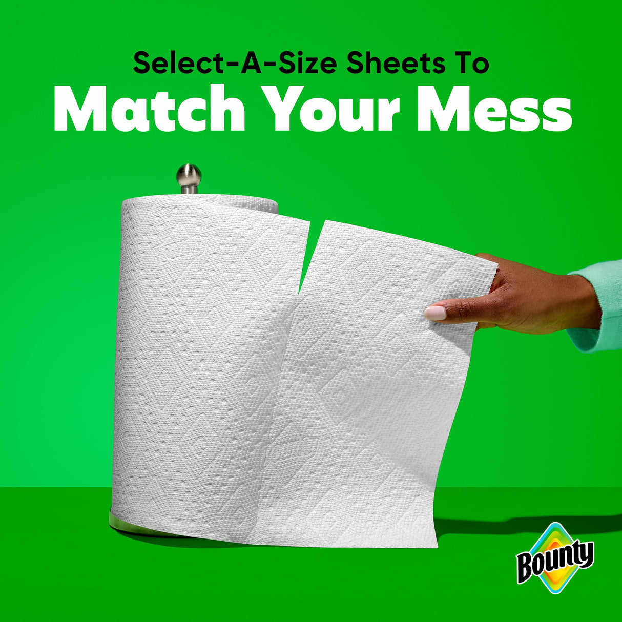 Bounty Select-A-Size Paper Towels, White, 8 Triple Rolls = 24 Regular Rolls