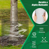 UQM 6 Pack Tree Trunk Protector, 12 Pcs Metal Tree Guards Trunk Protector