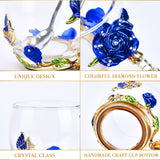 OEAGO Unique Gifts for Women Mom Coffee Mugs Gifts for Women Birthday Unique Blue Tea Cup Gifts for Women Who Have Everything Womens Gifts for Christmas