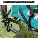 MAMIKO Cargo Net for Utility Folding Wagon, Garden Cart, Folding Trolley Cart, Beach Cart, Made of Heavy Duty Nylon Net with Storage Bag / 43.3"X27.6"to 78.7"×51.1"