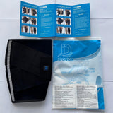 iDonua Calf Brace Compression for Torn Calf Muscle fit Men & Women, Innovative 2 Layer Elastic Calf Support Bandage for Legs adds Extra Pressure for Strain, Swelling, Cramps, Varicose Vein -S/M