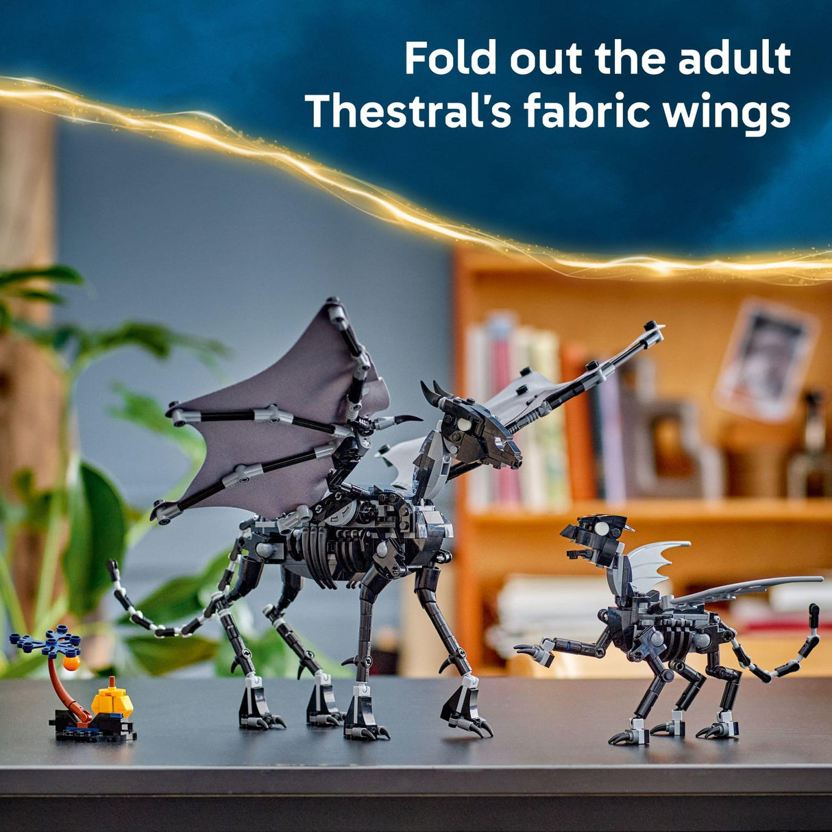 LEGO Harry Potter Thestral Family Building Toy - Pretend Play for Kids, Boys and Girls, Ages 10+ - Collectible Harry Potter Poseable Action Figures - Gift Idea for Christmas - 76458