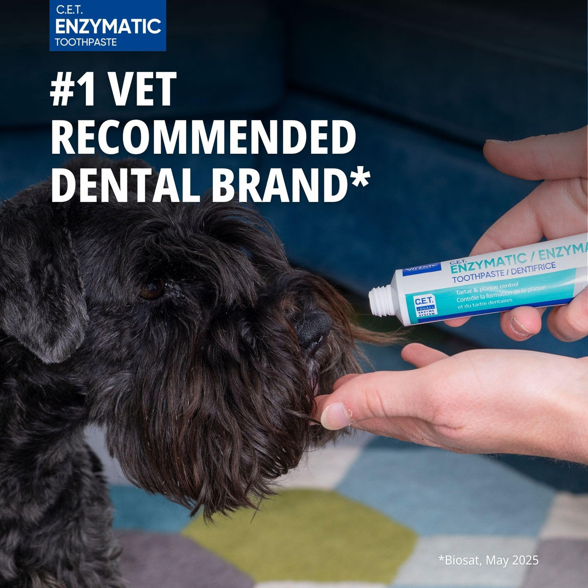 C.E.T. Oral Hygiene Kit for Dogs, Poultry flavor Toothpaste with Toothbrush
