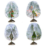 Fruit Tree Netting, RIFNY 3.9 X 3.3 FT Blueberry Bush Netting Cover with Zipper Drawstring, Outdoor Mosquito Net Garden Netting Cover Protector Plant from Birds Cicadas Animals Insect (4 PCS, White)