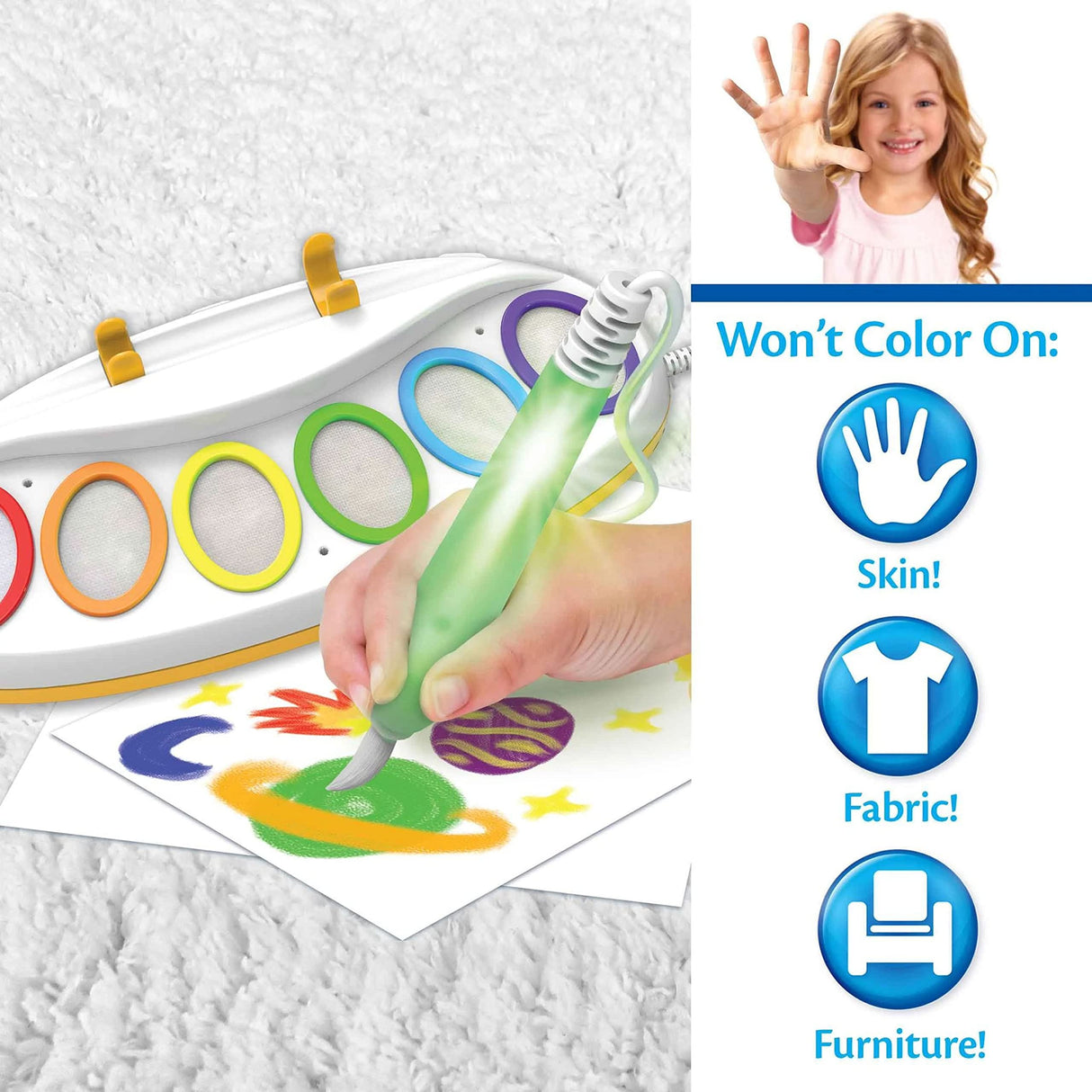 Crayola Color Wonder Magic Light Brush, Mess Free Painting Station for Kids, Toddler Toys & Activities, Holiday & Christmas Gifts for Kids, Ages 3+