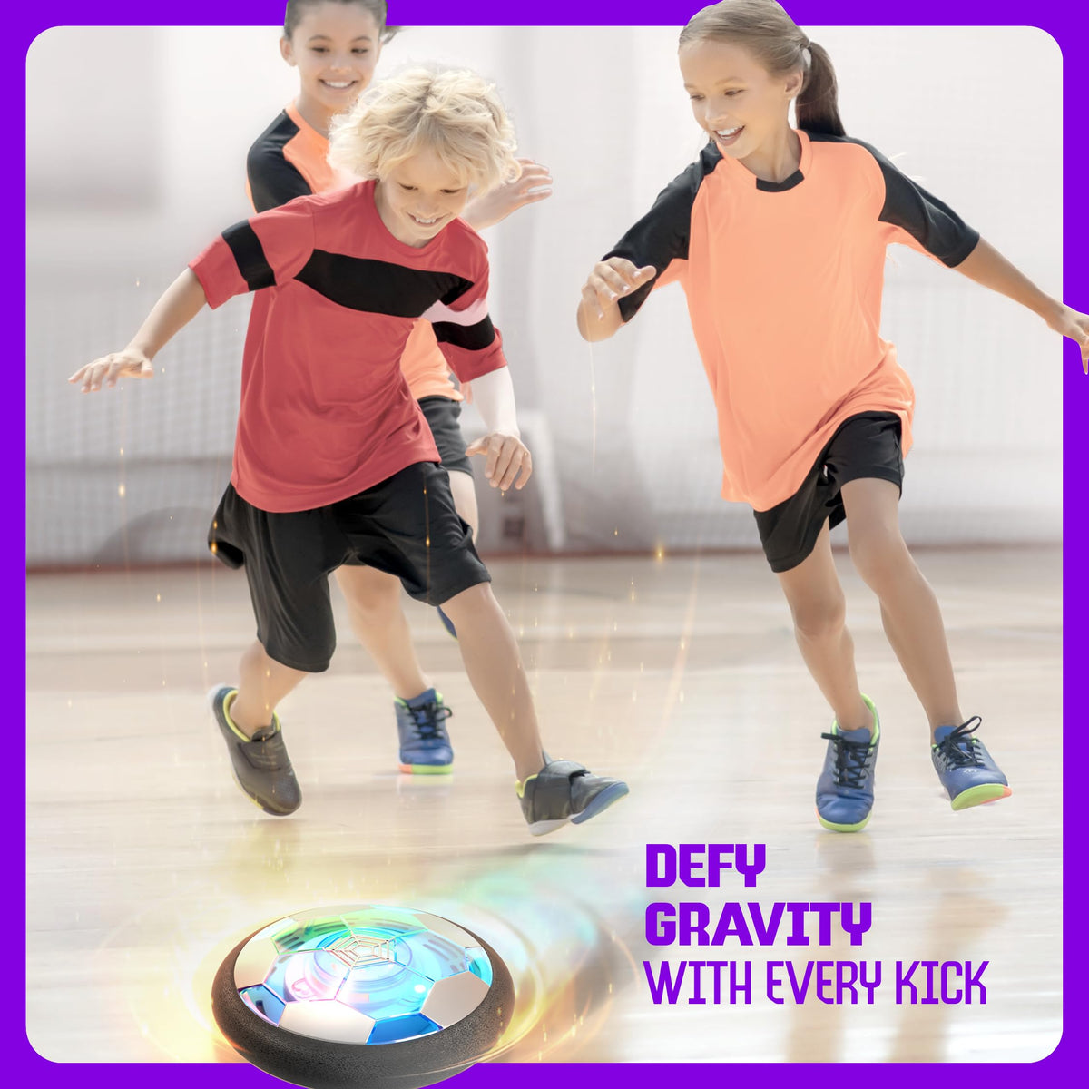 Hover Soccer Light-Up Ball - Birthday Gift for Boys - Kids Gifts Ages 5-12