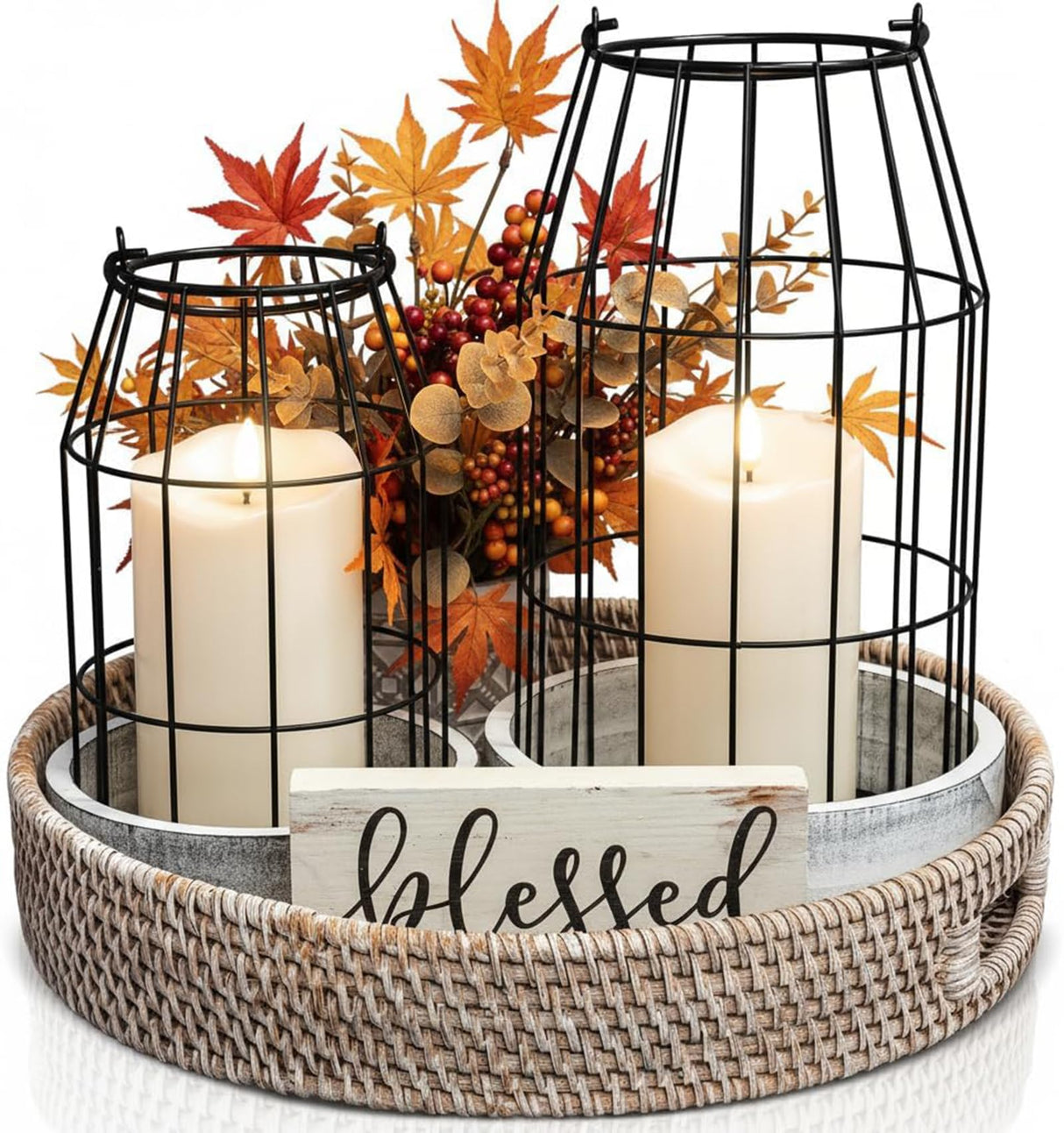 ANGELLOONG Flickering Flameless Candles, Realistic LED Candles with Remote and Timer, Set of 3 Battery Operated Candles for Room Fall Home Decor Wedding Christmas Decorations