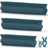 PERSZEN Plant Support Clips, 120 PCS Gentle Flower Plant Clamps for Supporting Vine Climbing Plants, Gardening Lever Loop Gripper Clips Help Stems Vines Grow Straight Upright, 2 Sizes in one Pack
