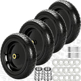 13" Flat Free Wheels Replacement for GOR Garden Cart Tires