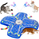 Qraxond Interactive Cat Toys for Indoor Cats,Automatic Kitten Tunnel Toy