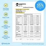 Sugar-Free Colostrum Gummies (1500mg) Bovine Colostrum for Humans, Grass-Fed Supplement for Gut Health, Leaky Gut Repair, Immune Support, Skin Health - 35% IgG Per Serving