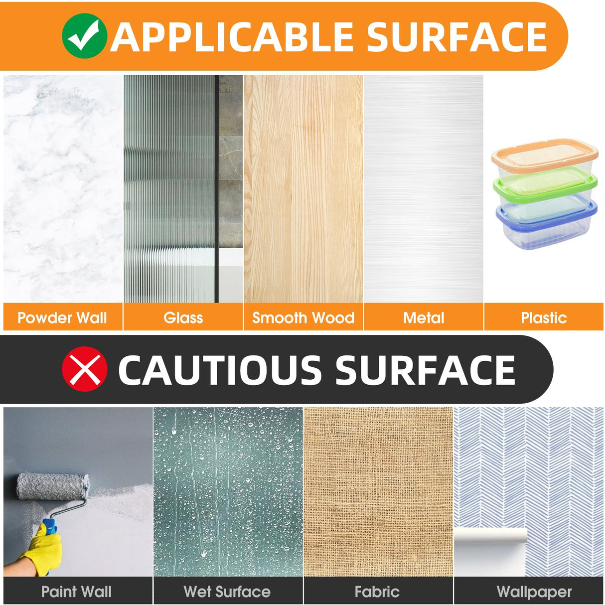 SummerBrite XL Picture Hanging Strips Heavy Duty, 80 Strips Damage Free Removal Picture Hangers for Wall, Sticky Hook & Loop Adhesive Strips for Poster/Picture/Home/Office, 40 Pairs/X-Large, Black