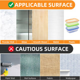 SummerBrite XL Picture Hanging Strips Heavy Duty, 80 Strips Damage Free Removal Picture Hangers for Wall, Sticky Hook & Loop Adhesive Strips for Poster/Picture/Home/Office, 40 Pairs/X-Large, Black