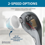 Wahl All Body Corded Light Soothing Vibratory Massager with 4 Attachment Heads - Gentle Relief - Massage Tools for Back, Foot, Neck, and Leg Massage – FSA Eligible - Model 4120-600