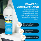 Germ Boss Strong Odor Eliminator, Fast-Acting Cleaning & Deodorizing Fogger, Mold Bomb Fogger for Smell Control with Fresh Scent, Covers Up to 1,000 cu ft, 6 oz