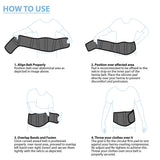 ORTONYX Ergonomic Umbilical Hernia Belt for Women and Men - Abdominal Support Binder with Compression Pad - Navel Ventral Epigastric Incisional and Belly Button Hernias Surgery Brace - OX353-S/M