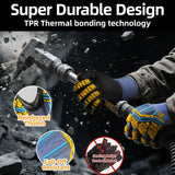 Schwer PRO-SKIN Impact Gloves with ANSI A4 Cut Reistant Protection, Flexible and Comfortable Work Gloves with Grip，Touchscreen, Used for Oil and Gas E&P，Mechanic, Construction, XL, PM3900-T