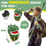Dinosaur Walkie Talkies for Kids 2 Pack Camping Gear T-Rex Outdoor Toys for Boys Age 3-12 Year Old 3 Channel Long Range Birthday Gifts Easter Christmas Stocking Stuffers