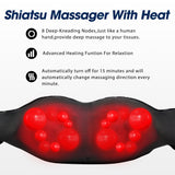 UFFAE Shiatsu Neck and Back Massager with Heat,Electric Deep Tissue Kneading Neck and Shoulder Massage,Best Gifts for Women Men Mom Dad Mothers Fathers Day Birthday Gift(NOT Cordless)