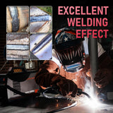 YESWELDER 135A MIG Welder, 110V Flux Core Gasless MIG/Lift TIG/Stick 3-in-1 Synergic Control LED Display Welding Machine, Bonus Flux Core Wire