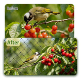 Jollybower Deer Fence Netting, 7 x 100 Feet Heavy Garden Netting Anti Bird Protective Net Reusable for Plants Fruit Trees Vegetables Against Birds Deer Squirrels and Other Animals