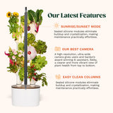Gardyn Studio 2 Hydroponics Growing System - 16 Plants, Smart Tower