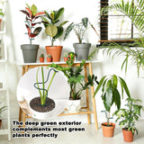 Indoor Plant Trellis Support, 4PCS Durable Metal in & Outdoor Trellis for Climbing Plants 15.7 Inch Metal Garden Stakes Plant Stem Holder Support for Potted Plants, Monstera, Flowers & Herbs (4PCS)