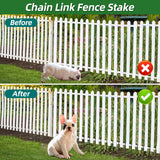 Besitu 12 Inch Rebar Stakes J Hook Ground Stakes 32-Pack Heavy Duty Galvanized Chain Link Fence Stakes Metal Tent Stakes for Outdoor Lawn Decorations Inflatables Canopy Swing Set