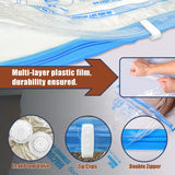 12 Jumbo Vacuum Storage Bags for Bedding, Vacuum Seal Bags for Clothing